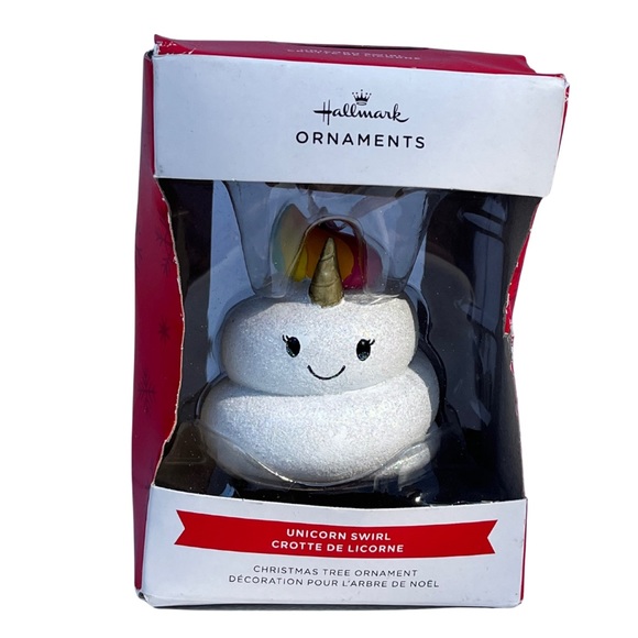 New Hallmark Unicorn Swirl Ornament - Picture 2 of 5